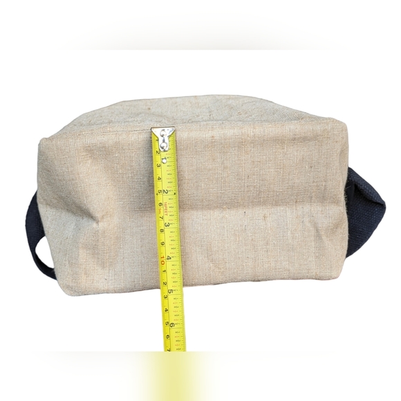 Foldable Jute Zip Travel Cooler with Shoulder Strap Montreal Canada Packable - Picture 14 of 15